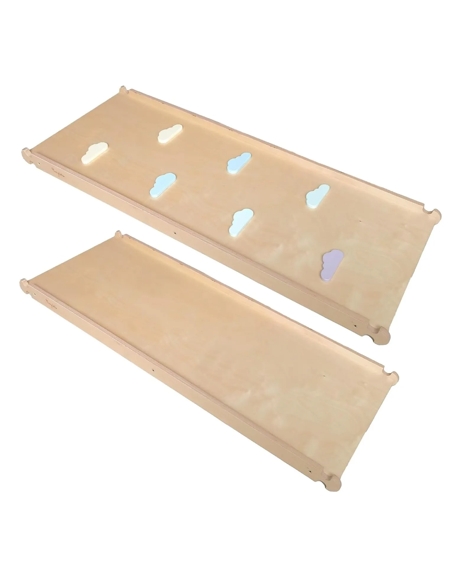 Scivolo/Rampa Montessori 2-in-1 - Legno di Betulla - Sviluppa Equilibrio e Agilità