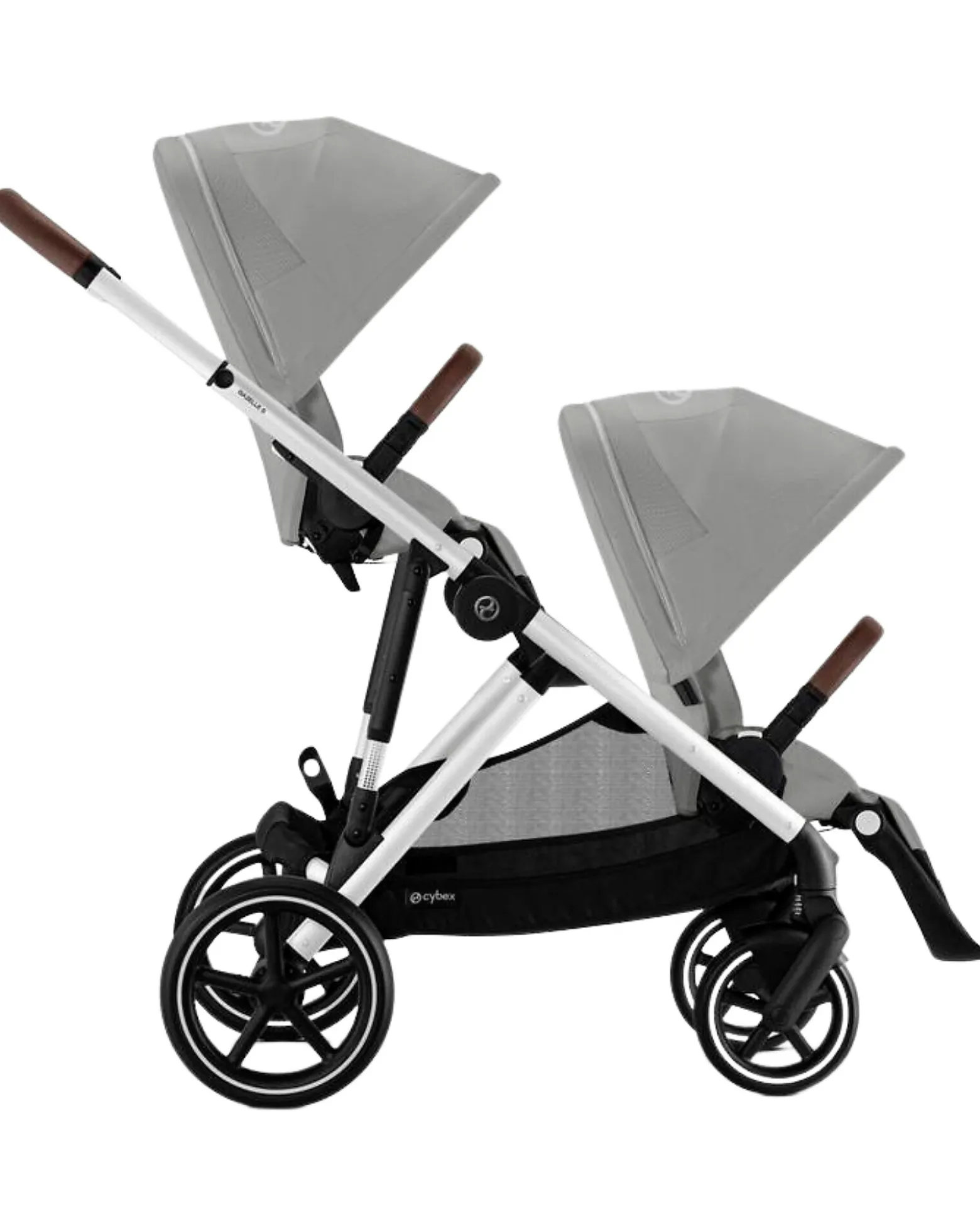 Seconda Seduta per Passeggino Gazelle S - Argento - Stone Grey