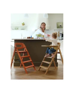 Sedia Evolutiva KLAPP - Terracotta - Pieghevole Salvaspazio - 100% Materiali Riciclati