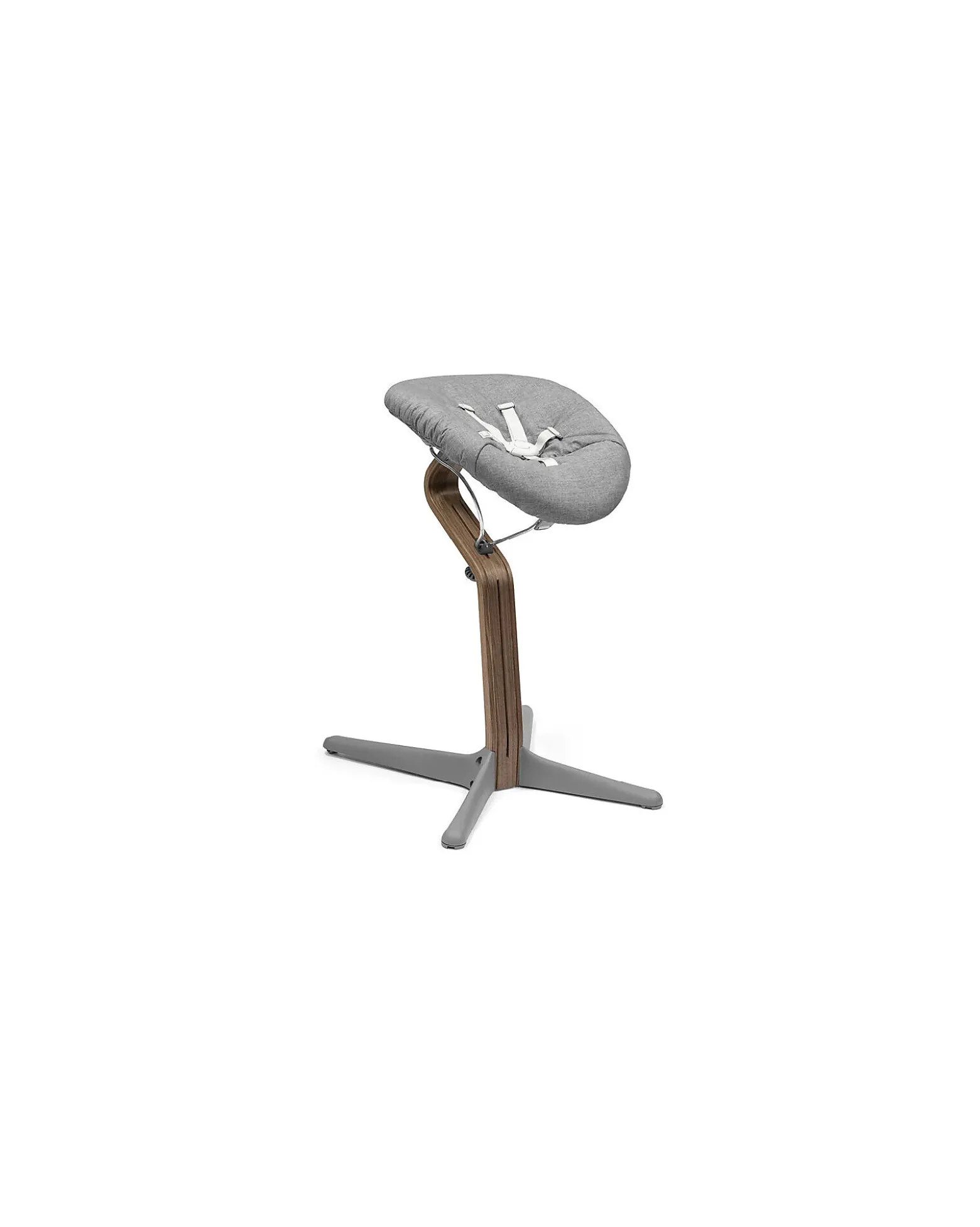 Sedia Evolutiva Nomi - Grigio - Legno di Noce Massello