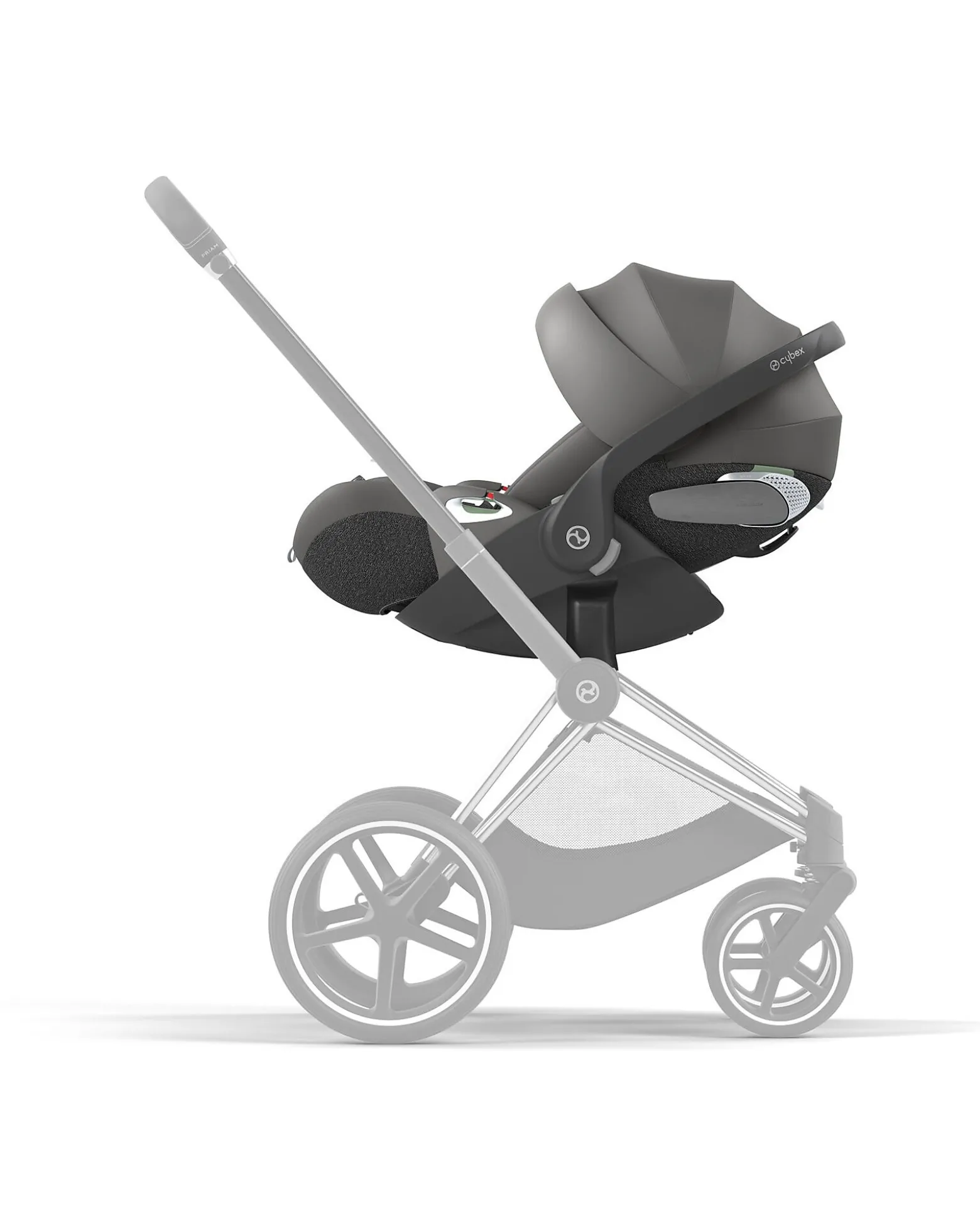 Seggiolino Auto Cloud T I-Size Plus - Mirage Grey - Tessuto Traspirante in Rete 3D - Innovativa Tecnologia di Reclinazione