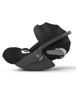 Seggiolino Auto Cloud T I-Size Plus - Sepia Black - Tessuto Traspirante in Rete 3D - Innovativa Tecnologia di Reclinazione