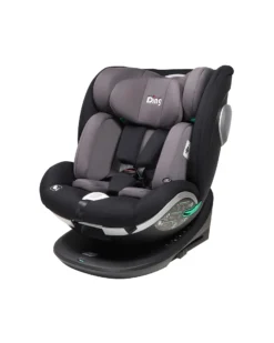 Seggiolino Auto Mace I-Size 360° - Nero e Grigio - Gruppo 0+/1/2/3