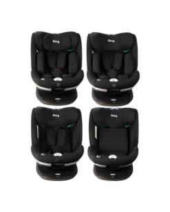 Seggiolino Auto Mace I-Size 360° - Nero - Gruppo 0+/1/2/3