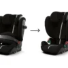 Seggiolino Auto Pallas G3 i-Size Plus - Moon Black - con Cuscino di Sicurezza Avanzata - Gruppo 1/2/3