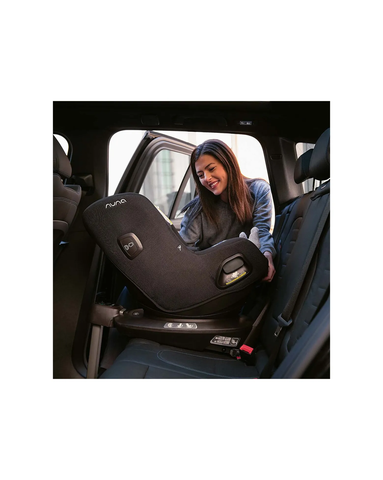 Seggiolino Auto Pruu - Caviar - 0-4 anni - Comodo e Ultra-Sicuro