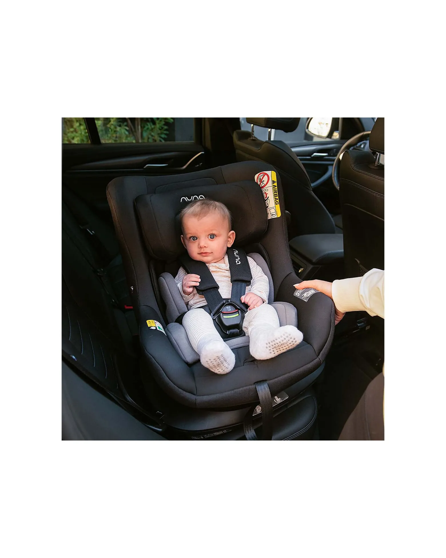 Seggiolino Auto Pruu - Caviar - 0-4 anni - Comodo e Ultra-Sicuro