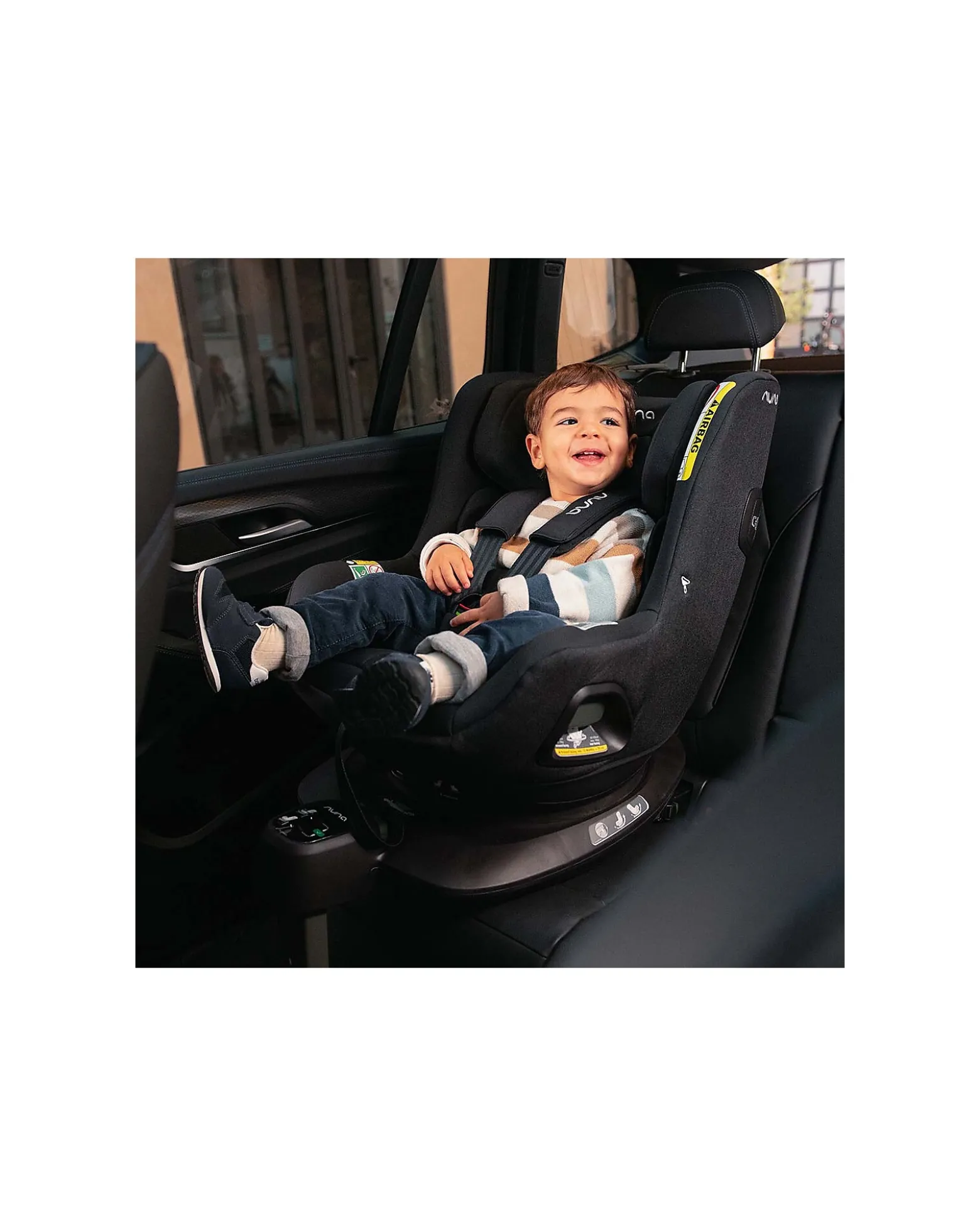 Seggiolino Auto Pruu - Caviar - 0-4 anni - Comodo e Ultra-Sicuro
