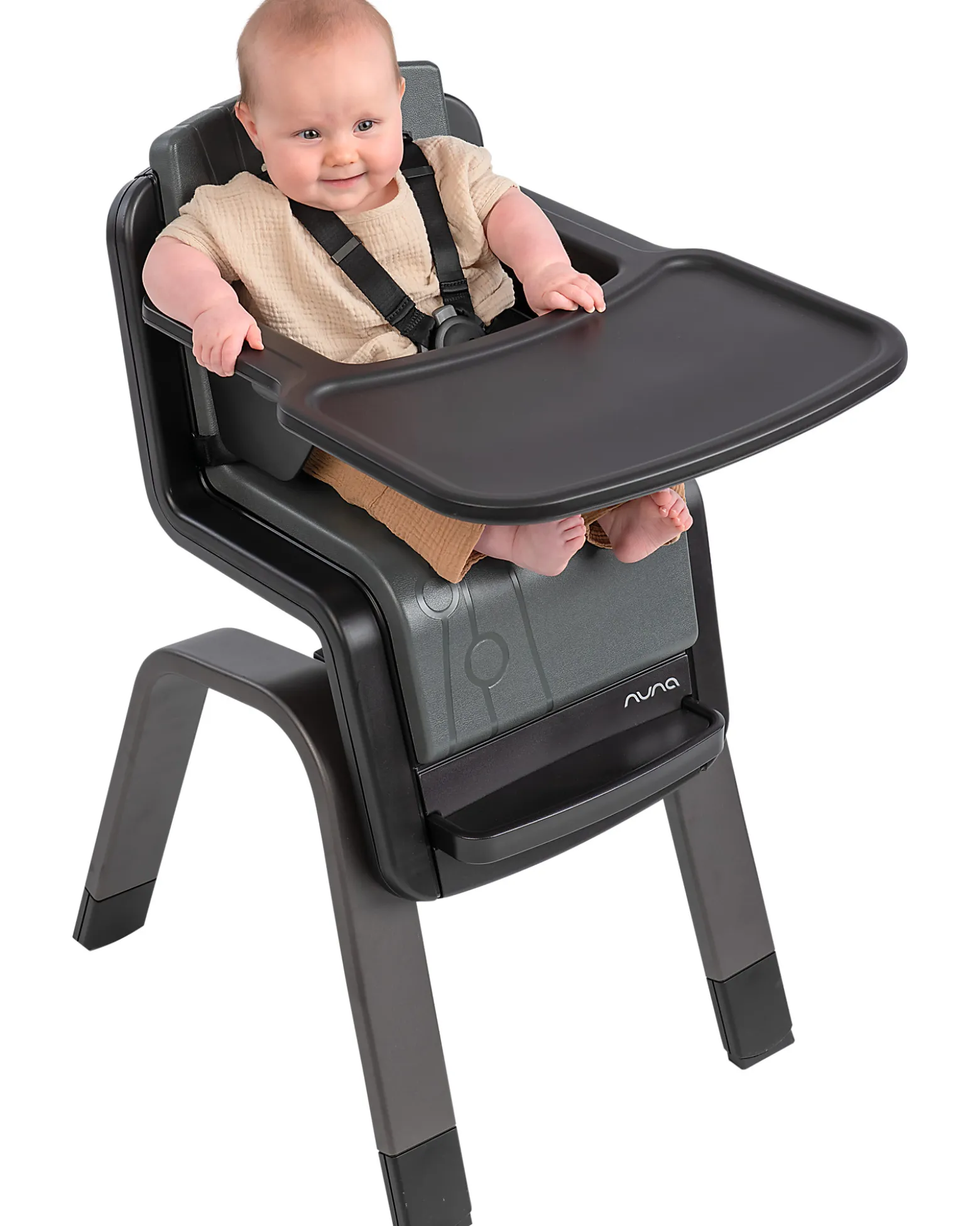 Seggiolone Evolutivo Zaaz - Pewter - Grigio/Nero - Cresce con il Bambino!