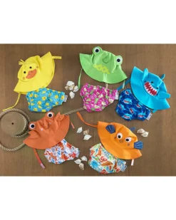 Set Baby Costumino Contenitivo + Cappellino, Anatroccolo - UPF 50+