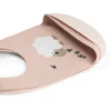 Set 2 Bavagli Impermeabili - Tiny Farm - Cipria - 100% Silicone Alimentare - con Tasca