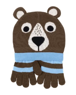 Set Cappello e Guanti Invernali - Orso