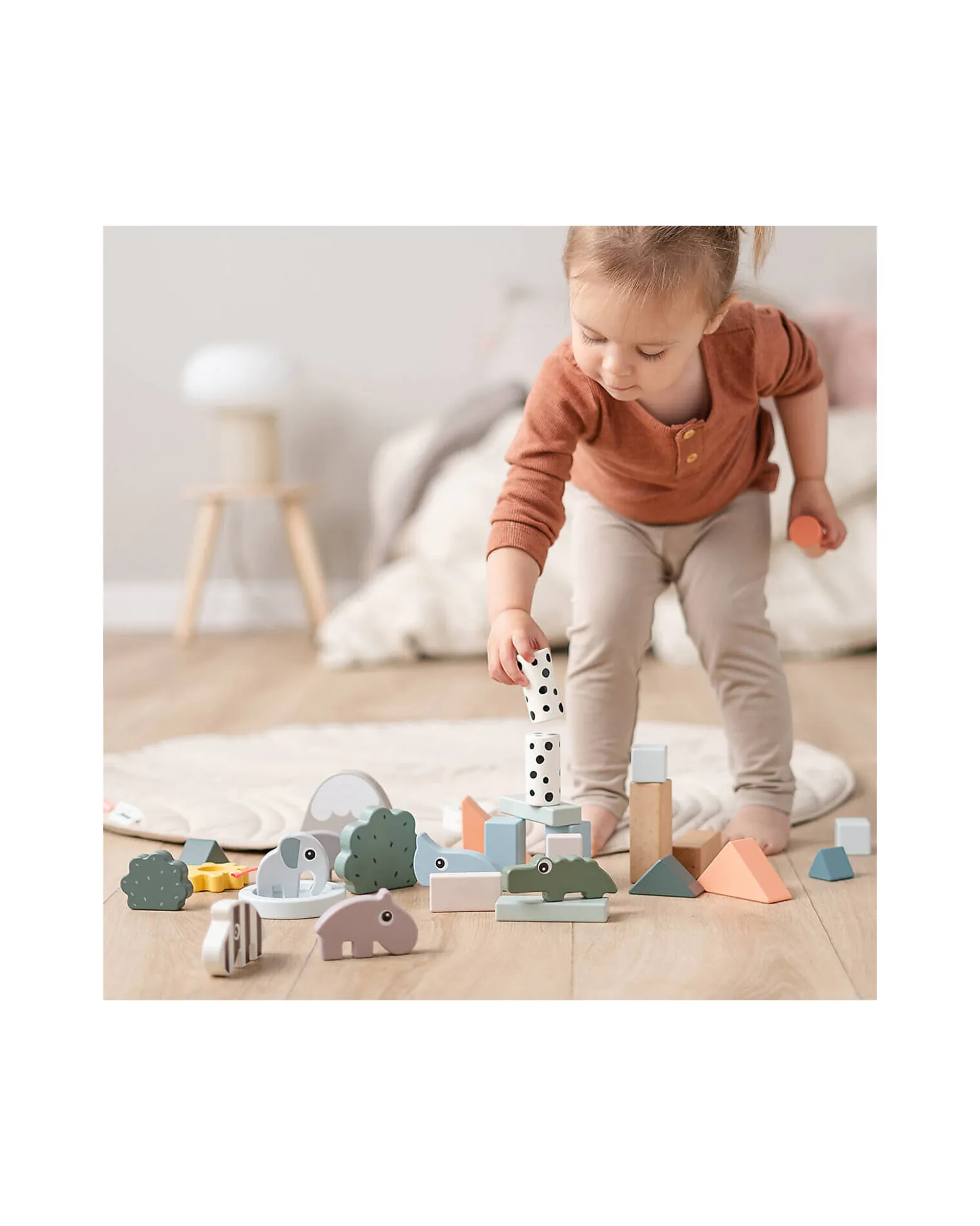 Set Costruzioni 34 Pezzi - Deer Friends - 18m+