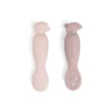 Set 2 Cucchiai da Apprendimento in Silicone - Tiny Farm - Cipria