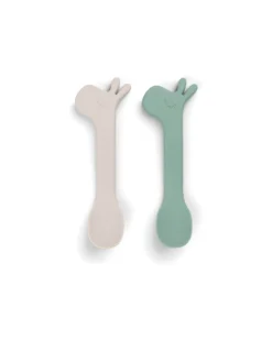 Set 2 Cucchiai in Silicone per Bambini - Lalee - Verde