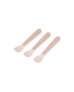 Set 3 Cucchiaini Foodie - Anti-Slip per Neonati - Cipria - 100% PP Alimentare
