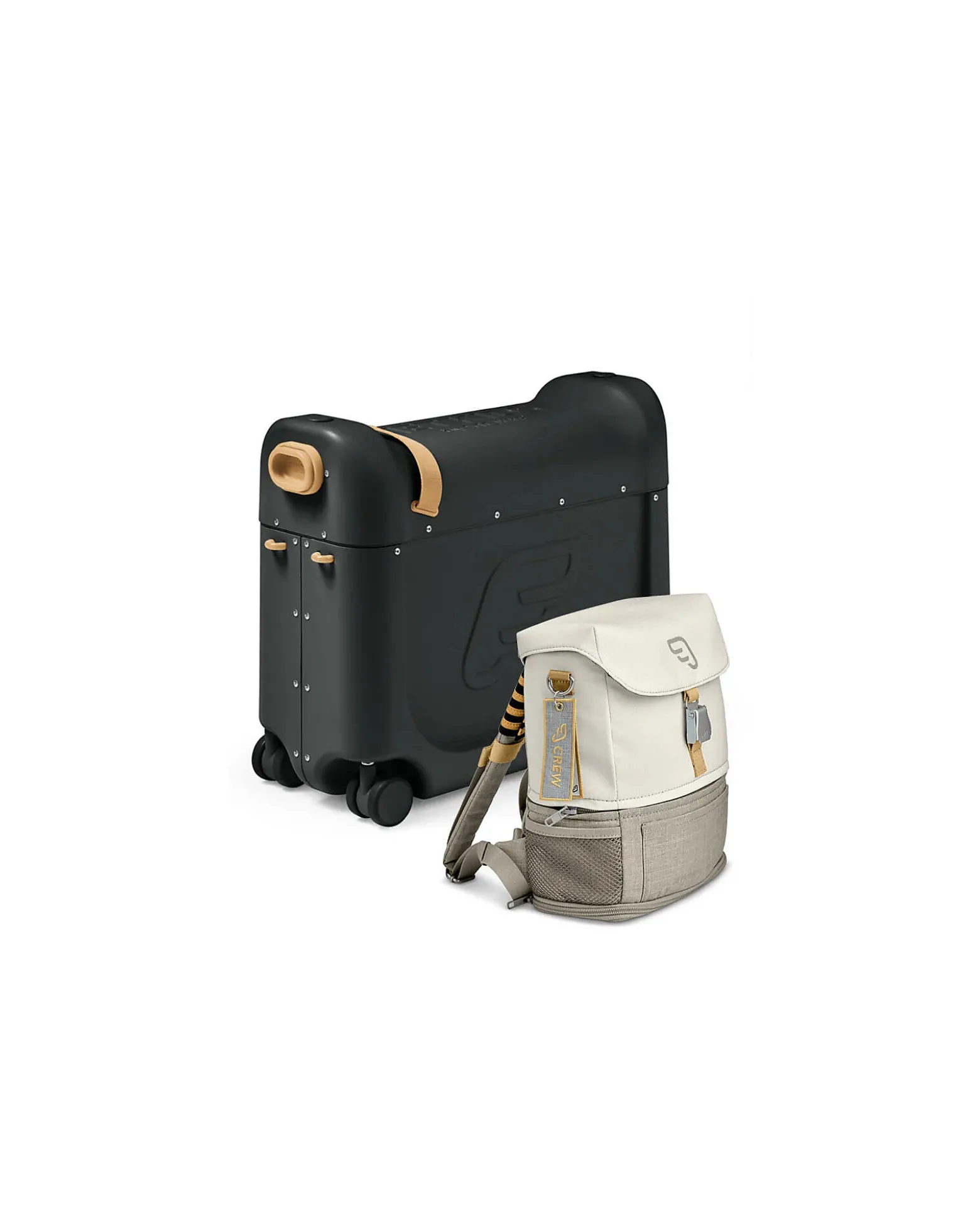 Set da Viaggio - BedBox + Crew BackPack - Bianco/Nero