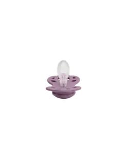Set di 2 Ciucci Infinity - Tettarella Simmetrica in Silicone - Fossil Grey/Mauve - Senza PBA e PVC!