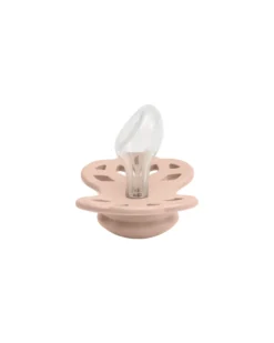 Set di 2 Ciucci Infinity - Tettarella Anatomica in Silicone - Avorio/Rosa Cipria - Senza PBA e PVC!