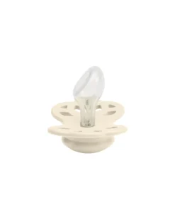 Set di 2 Ciucci Infinity - Tettarella Anatomica in Silicone - Avorio/Rosa Cipria - Senza PBA e PVC!