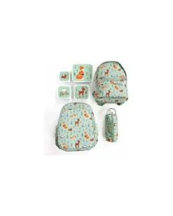 Set di Contenitori Porta Pranzo e Porta Merenda - Amici della Foresta