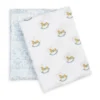 Set di 2 Copertine Swaddle 100 x 100 cm - Cavallo a Dondolo/Toile - 100% mussola di cotone