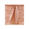 Set di due Cestini Trapuntati - Vintage Nude - 100% Cotone Organico GOTS - Bamboo Collection - Diametro 20 x 30 cm e 15 x 15 cm