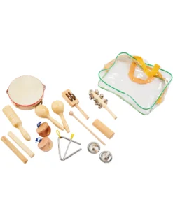 Set di Percussioni in Legno - 16 Pezzi - +3 Anni