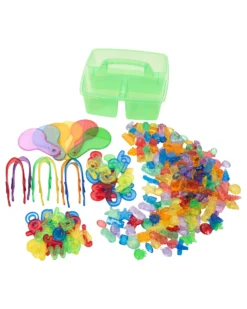 Set di Scoperta Traslucidi - 245 Pezzi - da 3 Anni - Per Lavagna Luminosa