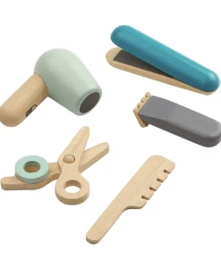 Set Gioco in Legno Borsa da Parrucchiere