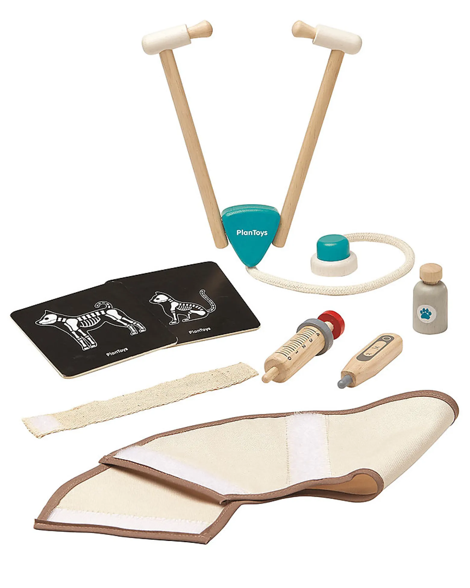Set Gioco in Legno Borsa del Veterinario