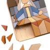 Set in Legno da Costruzione e Puzzle - Infante - Fatto a Mano