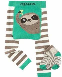 Set Leggings e Calzini Antiscivolo Silas il Bradipo Grip+Easy
