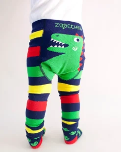 Set Leggings e Calzini Antiscivolo Grip+Easy - Devin il Dinosauro