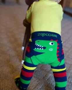Set Leggings e Calzini Antiscivolo Grip+Easy - Devin il Dinosauro
