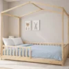 Set 3: Letto Montessori Evolutivo Evi 200x90cm + Letto/Cassetto + Materasso 14 cm Antiacaro