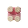 Set 2 Macchinine Impilabili - Rosa - Legno di Acero - 0+ anni