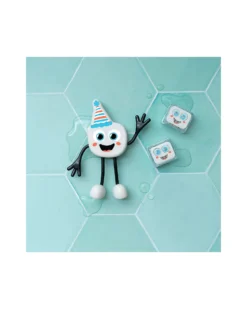 Set Personaggio Party Pal - con 2 Cubi Inclusi - Bianco - Adatto da 3 anni - 100% Plastica Riciclata