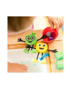 Set Personaggio Pippa - con 2 Cubi Inclusi - Verde - Adatto da 3 anni - 100% Plastica Riciclata