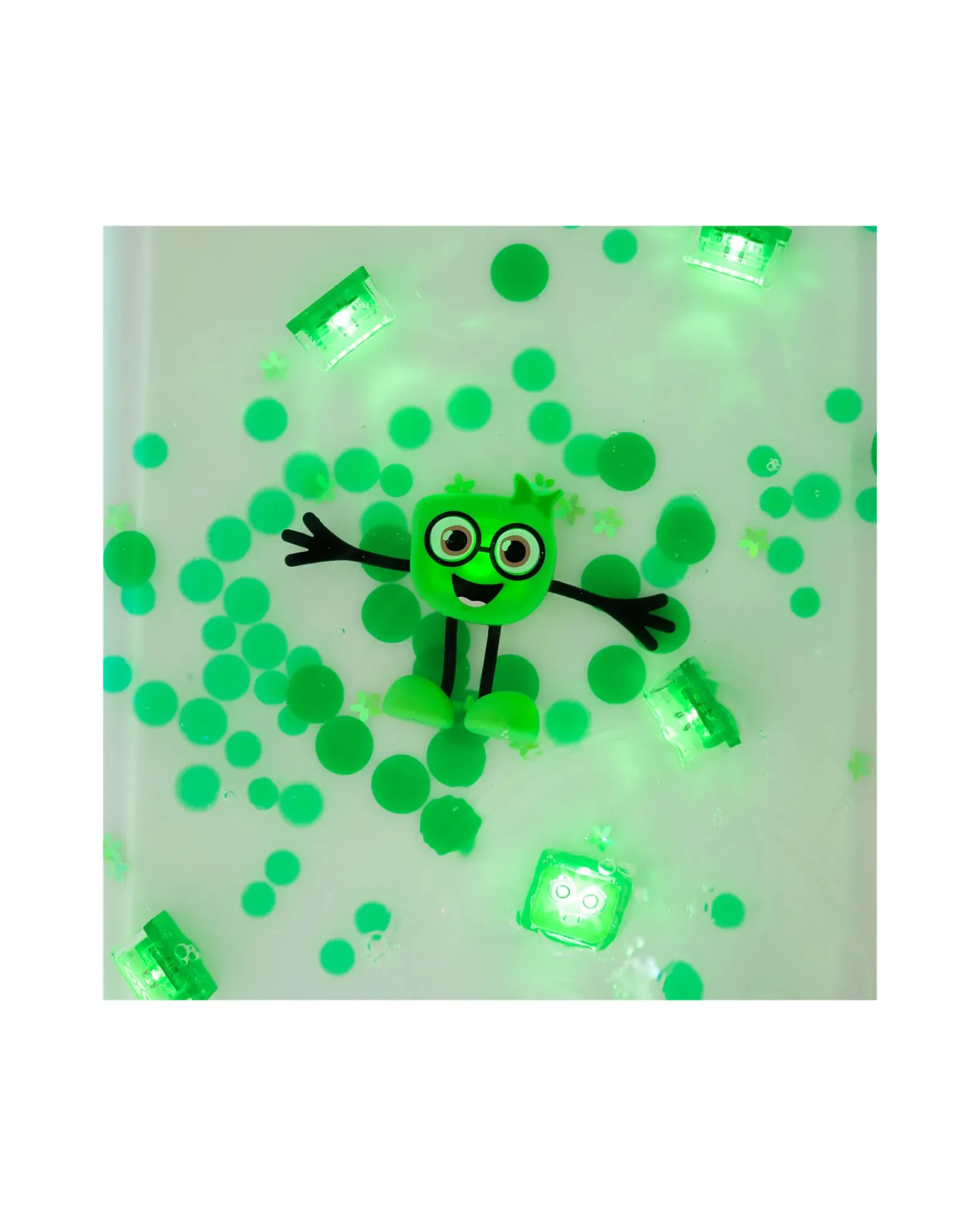 Set Personaggio Pippa - con 2 Cubi Inclusi - Verde - Adatto da 3 anni - 100% Plastica Riciclata