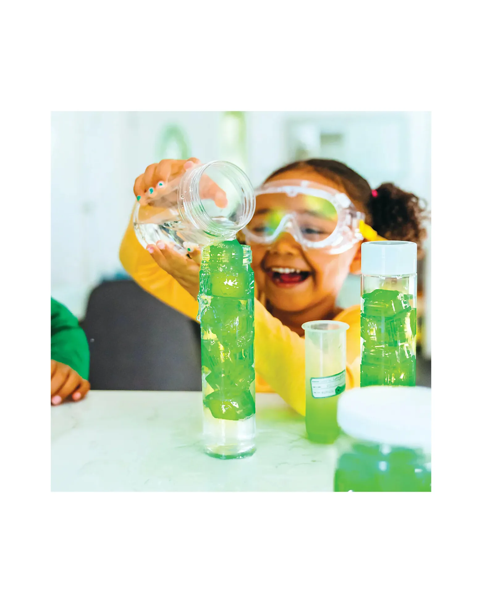 Set Personaggio Pippa - con 2 Cubi Inclusi - Verde - Adatto da 3 anni - 100% Plastica Riciclata