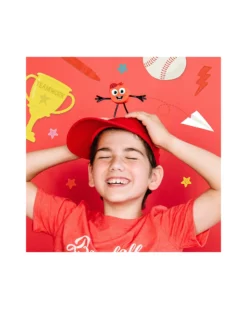 Set Personaggio Sammy - con 2 Cubi Inclusi - Rosso - Adatto da 3 anni - 100% Plastica Riciclata