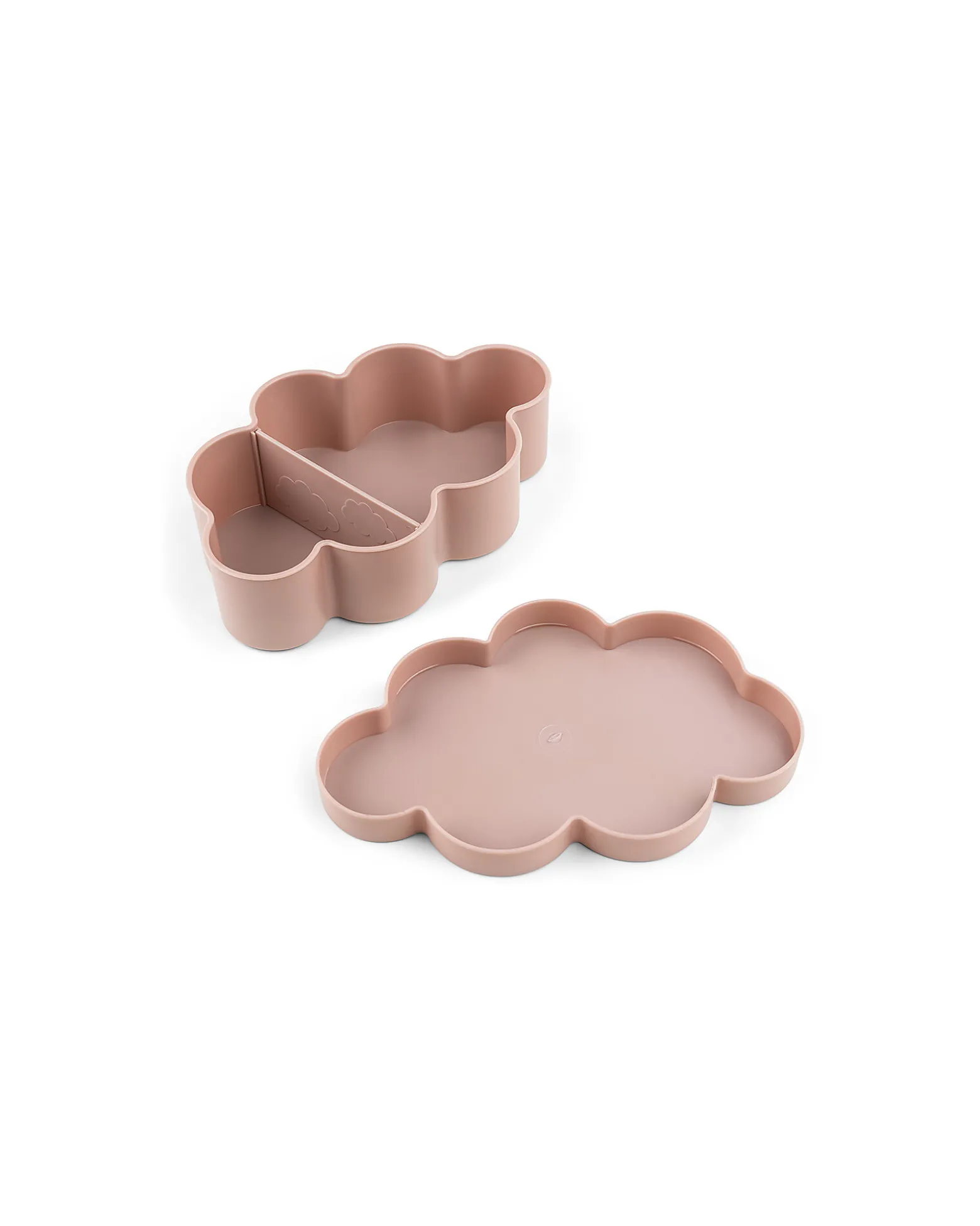 Set Porta Merenda Box Portapranzo e Cannuccia - Cipria - Perfetto per Asilo e Gite Fuori Porta