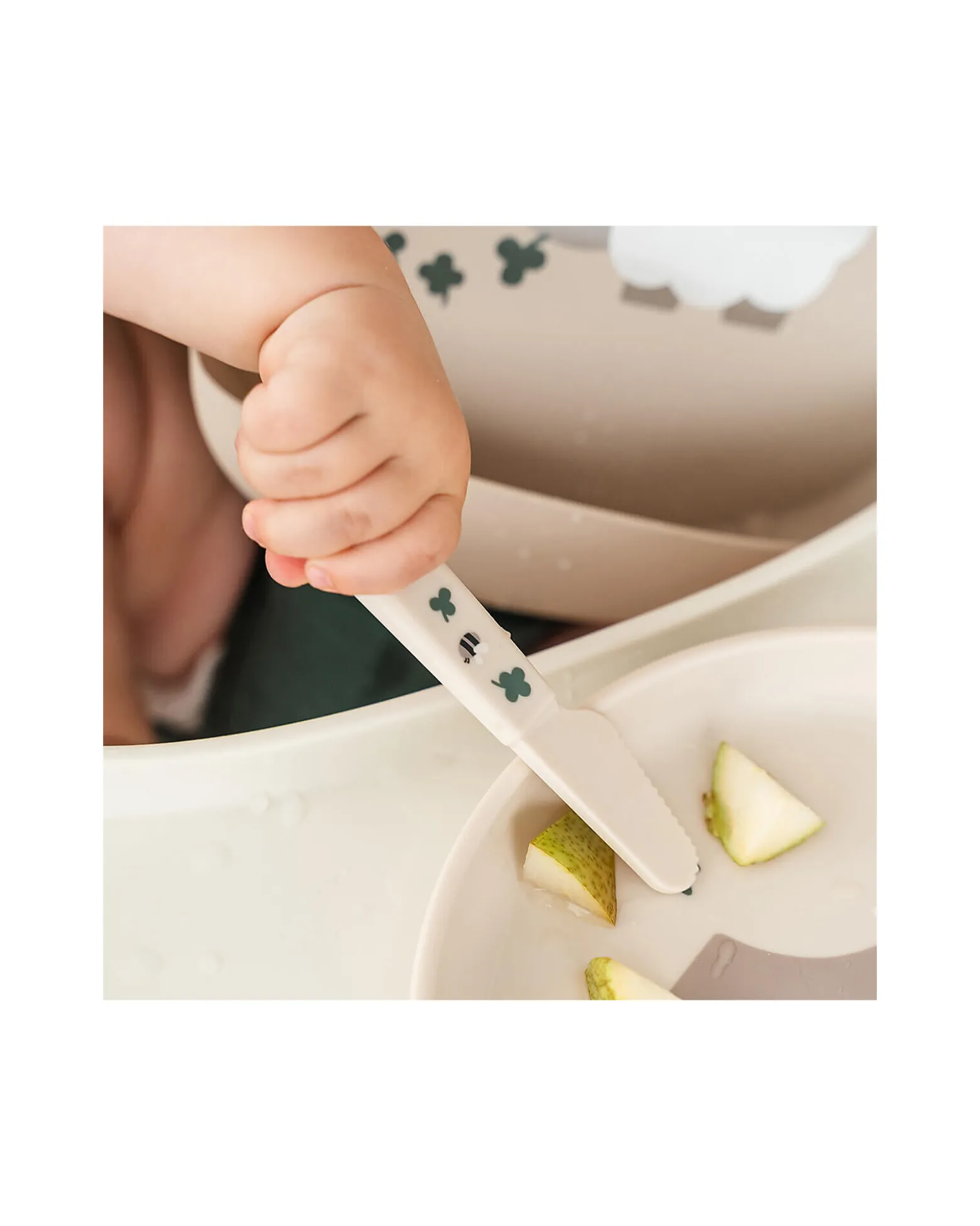 Set Posate da Apprendimento - Tiny Farm - Sabbia