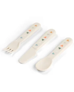 Set Posate Foodie - Celebration - Sabbia - 100% PP Alimentare