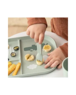 Set Posate Foodie - Happy Dots Verde - 100% PP Alimentare