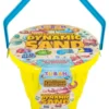 Set Sabbia Dinamica - 5 Colori con Secchiello e 4 Formine - 1,5 kg - 3+ anni