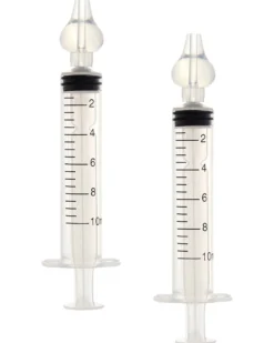 Set 2 Siringhe per Lavaggi Nasali - Punta in Silicone - 0+