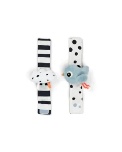 Set 2 Sonagli da Polso - Happy Clouds - Blu - 0+