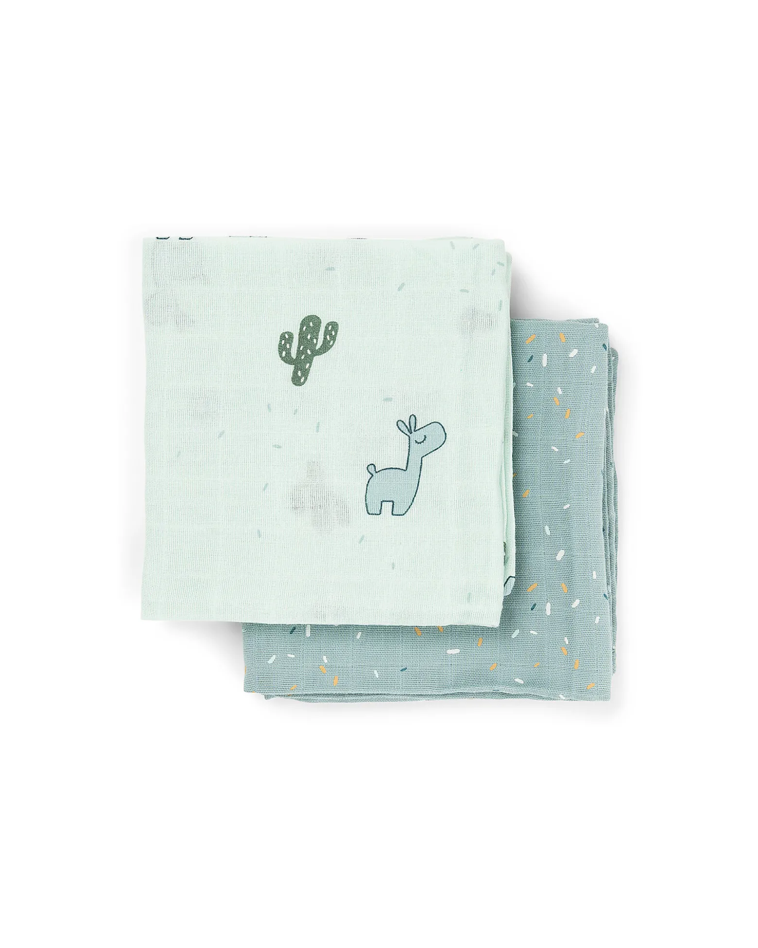 Set 2 Telini Antirigurgito - Lalee - Blu - 65x65 cm - 100% cotone
